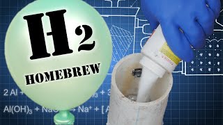 DIY Homemade Hydrogen Aluminum  Water  Lye [upl. by Lubeck369]