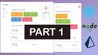ReactJs Node Full Stack Expense Tracker App Build amp Deploy With Postgres amp Prisma Part1 [upl. by Wisnicki]