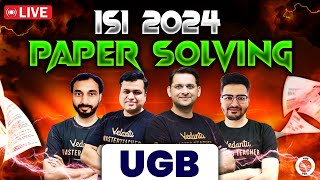 ISI UGB 2024 Solutions  Paper Solving  Indian Statistical Institute Entrance Exam  VOS [upl. by Ycniuqal]