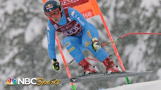 Sofia Goggia wins 6th straight downhill Johnson 2nd in Lake Louise  NBC Sports [upl. by Berke]