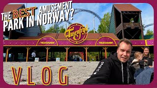 Tusendfryd Vlog  The BEST amusement park in Norway [upl. by Enialahs708]