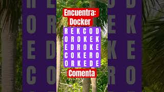 Encuentra Docker sopadeletras [upl. by Anaytat]