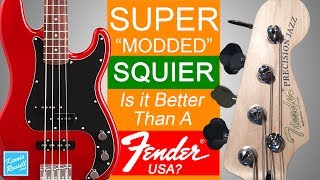 Did I Just Mod A Squier Bass Better Than An American Fender [upl. by Htnamas]