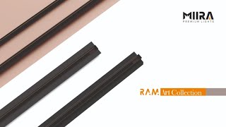 Ram Art Collection  Magnet Track Lighting  MIIRA LIGHTS [upl. by Akirdnahs]