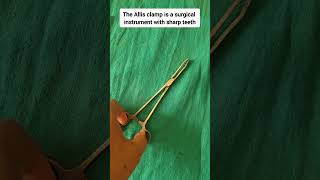 What are Allis tissue forceps used forWhich is a characteristic of Allis forceps [upl. by Corrine176]