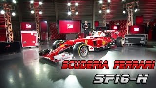 F1 2016 Scuderia Ferrari F1 Team  Official Car Launch SF16H  2016 Car Design [upl. by Llevad]