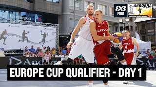 FIBA 3x3 Europe Cup Qualifier  Day 1  ReLive  EscaldesEngordany Andorra  3x3 Basketball [upl. by Azile495]