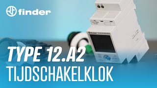 Finder 12A2 Tijdschakelklok  Aansluiten amp Instellen [upl. by Yenruogis]