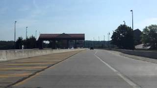 New Hope  Lambertville Toll Bridge eastbound [upl. by Bridge]