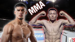 Amirxon vs Nurbek  UZBEK  QOZOQ  MMA jiddiy jang DAXSHAT [upl. by Eahs]