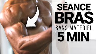 MUSCLER SES BRAS À LA MAISON SANS MATÉRIEL  5 EXOS EFFICACES ✅ [upl. by Iru]