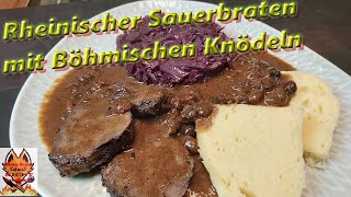 Rheinischer Sauerbraten mit böhmischen Knödeln [upl. by Inalawi]