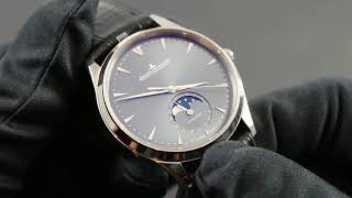 JaegerLeCoultre Master Ultra Thin Moon 1363540 Functions and Care [upl. by Mic587]