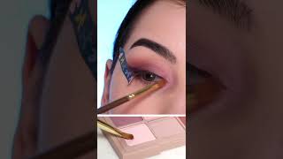 Smokey lower lash line eye makeup tutorial cool tones eyeshadow smokeyeye [upl. by Ahsinrat902]