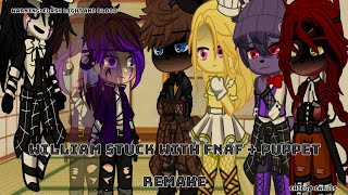 William Stuck In A Room With FNAF  Puppet for 24 hours  Gacha Mini Movie REMAKE [upl. by Ozneral]