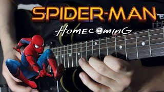 SpiderMan Homecoming Theme Guitar Cover  DSC [upl. by Aratal638]