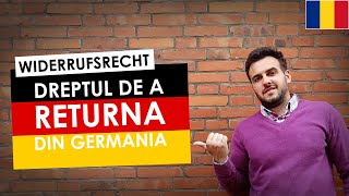 Dreptul de a returna produse in Germania WIDERRUFSRECHT Dreptul de a da produse inapoi  MR FLO [upl. by Lorilyn201]