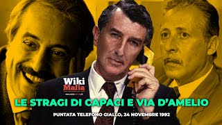 quotLe stragi di Capaci e via dAmelioquot Puntata Telefono Giallo 24 novembre 1992 [upl. by Atsilac37]