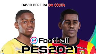 DAVID COSTA  PES 201920202021  FACE BUILD amp STATS [upl. by Royal720]