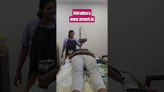 Shirodhara flute shirodhara Ayurveda Headache migraine detoxification panchakarma [upl. by Costin852]