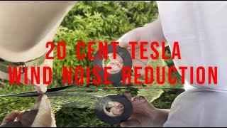 20 Cent Tesla Model 3 Sound Deadening amp Wind Noise Reduction Glass Gap Mod [upl. by Htesil188]