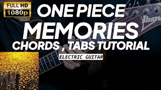 ONE PIECE CHORDS  MEMORIES TABS TUTORIAL [upl. by Nileuqaj]