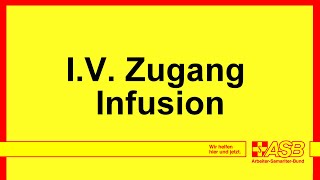 SDL  Vorbereitung amp Assistenz Venöser Zugang und Infusion [upl. by Esteban]