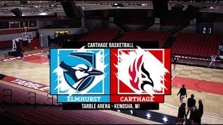 Carthage Womens Basketball vs Elmhurst 2024127 [upl. by Trueblood]