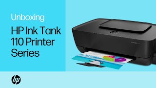 Unbox and Set Up the HP Ink Tank 110 Printer Series  HP Ink Tank  HP Support [upl. by Doll]