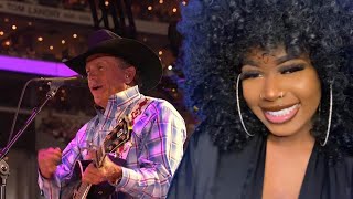 FIRST TIME REACTING TO  GEORGE STRAIT quotCHECK YES OR NOquot REACTION [upl. by Holmun623]