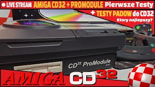 LIVE  Amiga CD32  ProModule  Pierwsze testy🔥  Testy padów do CD32 [upl. by Pen]