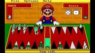 Marios Game Gallery Backgammon game [upl. by Niatirb17]