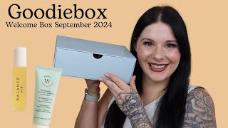 Goodiebox WELCOME Box September 2024 UNBOXING [upl. by Snook]