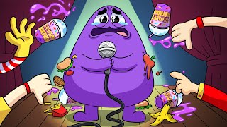 La CANCIÓN Oficial de GRIMACE SHAKE Animación [upl. by Convery]