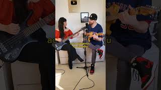 Lionel Richie  Stuck On You  cover by Overdriver Duo shorts [upl. by Aynekat]