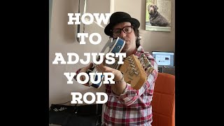 How To Fender American Original 60s Tele Truss Rod Adjustment [upl. by Aicrop155]