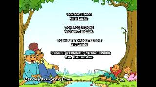 The Berenstain Bears End Credits FrenchFrançais [upl. by Oira]