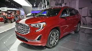 2018 GMC Terrain First Look 2017 Detroit Auto Show [upl. by Revorg59]