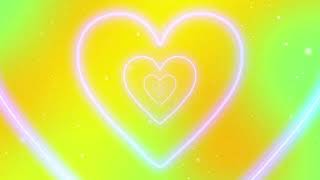 Heart Tunnel Loop Mood Lights  TV Screensaver LED Light with sunset lamp LED 1 HOUR [upl. by Schapira423]