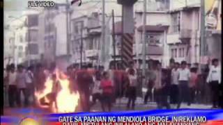 Mendiola Peace Gate separating Malacañang from the people [upl. by Giule]