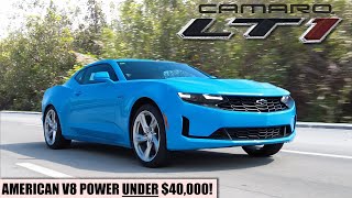 Chevrolet Camaro LT1 Review Is The Camaro LT1 The ULTIMATE V8 Performance Bargain [upl. by Bonnibelle236]