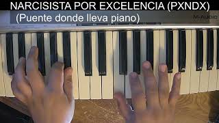 NARCISISTA POR EXCELENCIA  PIANO TUTORIAL [upl. by Meit]