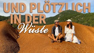 VANLIFE GRIECHENLAND  Und plötzlich stehen wir in der Wüste  FLORIJANA VLOG 076 [upl. by Nehtiek]