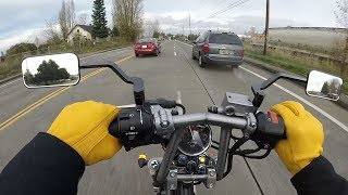 Honda Bobber Ride  POV [upl. by Wendel]