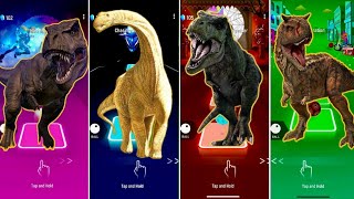 🦖 Indoraptor vs The Good Dinosaur vs Jurassic World vs TRex Dinosaur  Coffin Dance 🪩 [upl. by Annauqal]