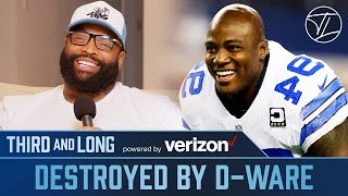 DeMarcus Ware welcomed Trent Williams to the NFL 🤣👀 [upl. by Werd]