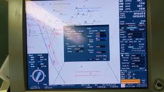 DR position in Ecdis  Dead reckoning position setting in JRC ECDIS [upl. by Frohne]