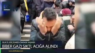 Biber gazı sıkan polis açığa alındı [upl. by Annekcm]