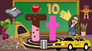 Letter Tt  Phonics Reading  CV blends ta te ti to tu [upl. by Htebi]