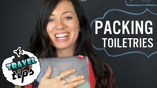 TRAVEL TIPS How to Pack Your Toiletries [upl. by Leval93]